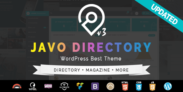 Javo Directory v5.13 WordPress 主题下载