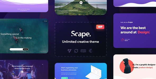 Scape v1.5.17 – 多用途 WordPress 主题下载