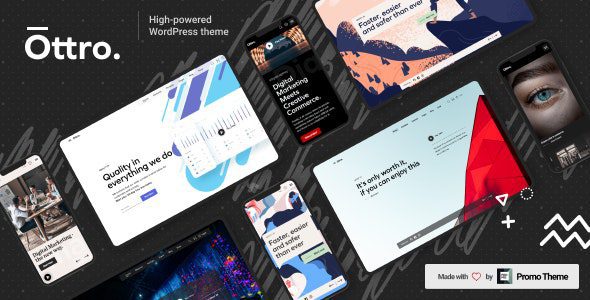 Ottro v1.0.9 – 作品集和多功能 WordPress 免费下载