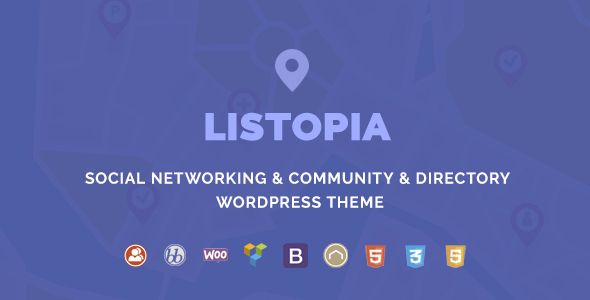 Listopia v3.6.0 – 目录、社区 WordPress 主题免费下载