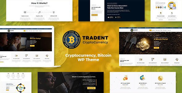 Tradent v3.3 – 加密货币，比特币 WordPress 主题下载