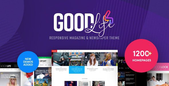 GoodLife v4.6.5 – 杂志和报纸 WordPress 主题下载
