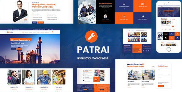 Patrai Industry v3.1 – 工业制造商wordpress主题下载