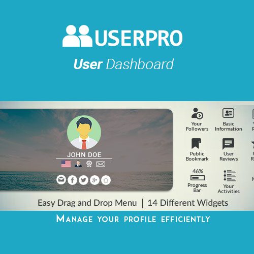 UserPro DashBoard v3.7 UserPro仪表板插件下载