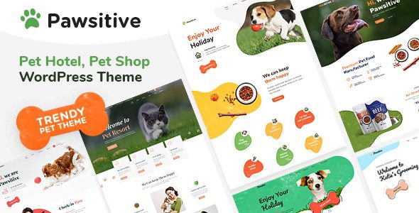 Pawsitive v1.2.2 – 宠物护理和宠物店 WordPress 主题下载