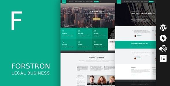 Forstron v2.1.5 – 法律业务 WordPress 主题下载