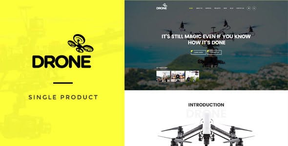 Drone v.1.40 – 无人机单品WordPress主题下载
