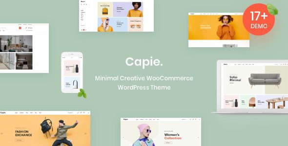 Capie v.1.0.55 – 轻便的创意 WooCommerce WordPress主题下载