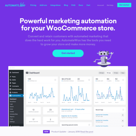 AutomateWoo v6.9.2 + addons Woocommerce商店自动化营销插件下载