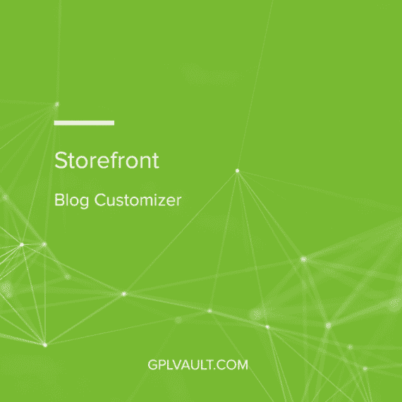 Storefront Blog Customiser 1.3.0