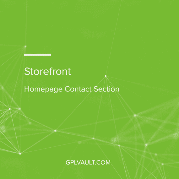 Storefront Homepage Contact Section Add-On 1.0.5