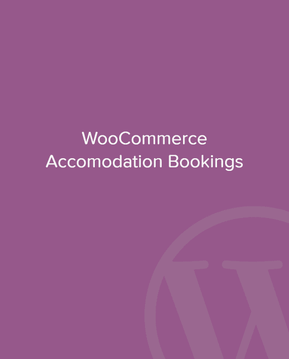 WooCommerce Accommodation Bookings 1.1.25