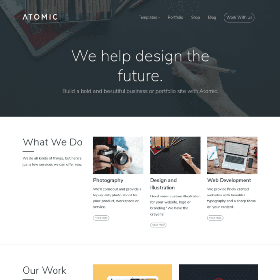 Array Themes Atomic WordPress Theme 2.2.8