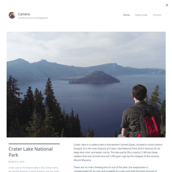 Array Themes Camera WordPress Theme 1.1.8