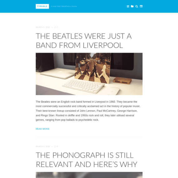 Array Themes Typable WordPress Theme 2.3.2