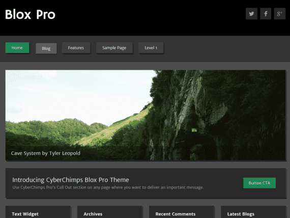 CyberChimps – Blox Pro 2 1.2 主题下载