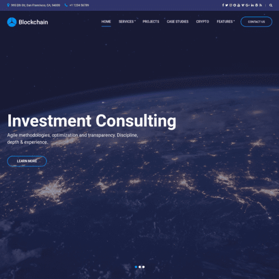 CSS Igniter Blockchain WordPress Theme 1.7.1