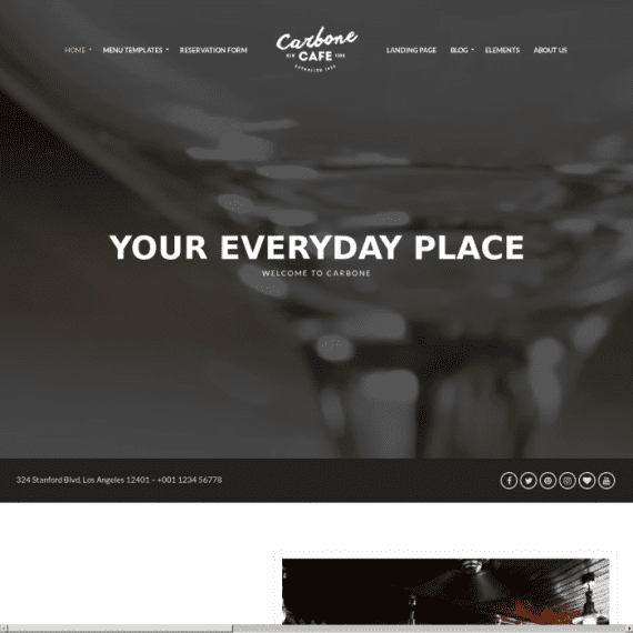CSS Igniter Carbone Restaurant WordPress Theme 2.0.2