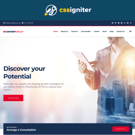 CSS Igniter Convert Business Theme 1.5.3 商业主题下载