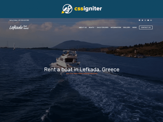 CSS Igniter Lefkada WordPress Theme 1.1.2
