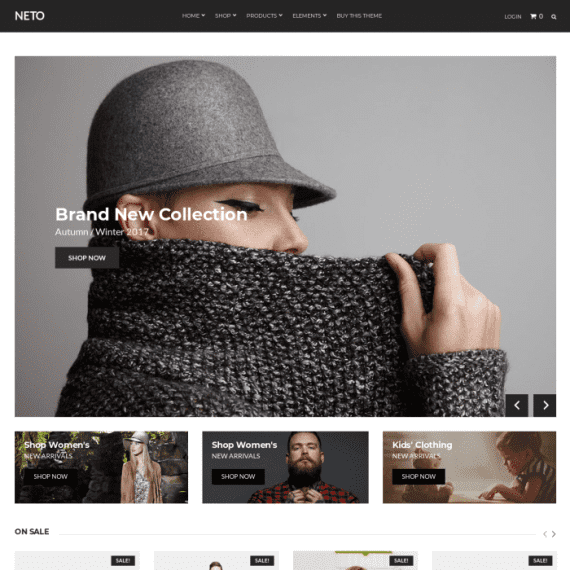 CSS Igniter Neto WooCommerce Theme 1.10.3 电子商务主题下载