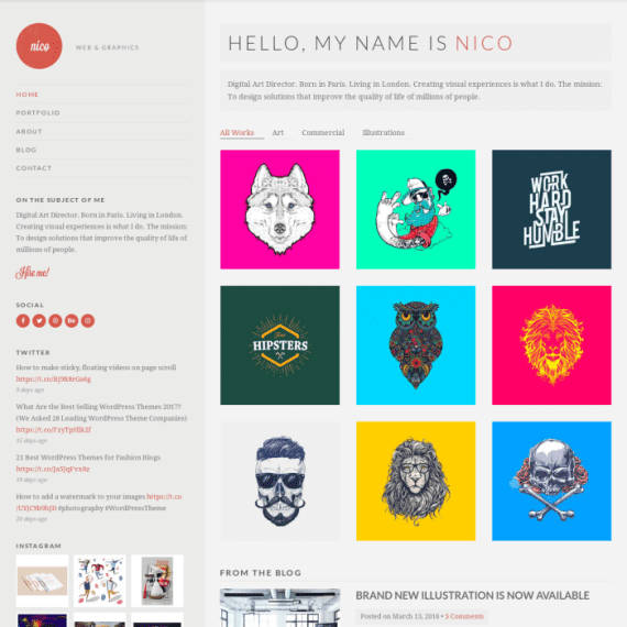 CSSIgniter Themes Nico v2.7.0 wordpress主题下载