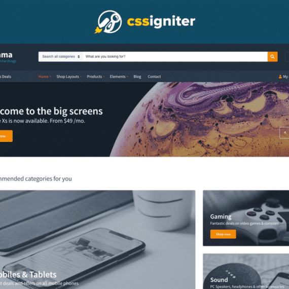 CSS Igniter Nozama Theme 1.9.6