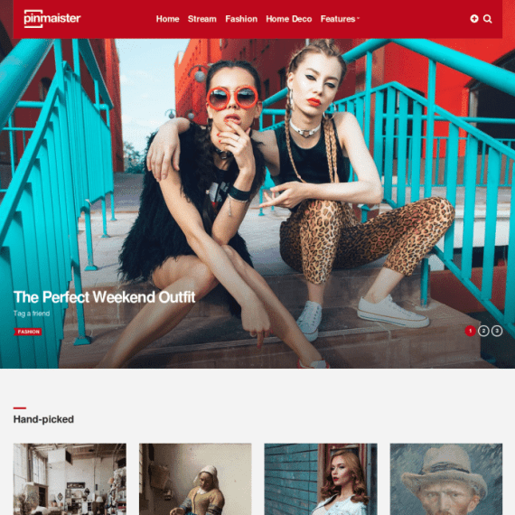 CSS Igniter Pinmaister Pinterest-Like WordPress Theme 1.2.1