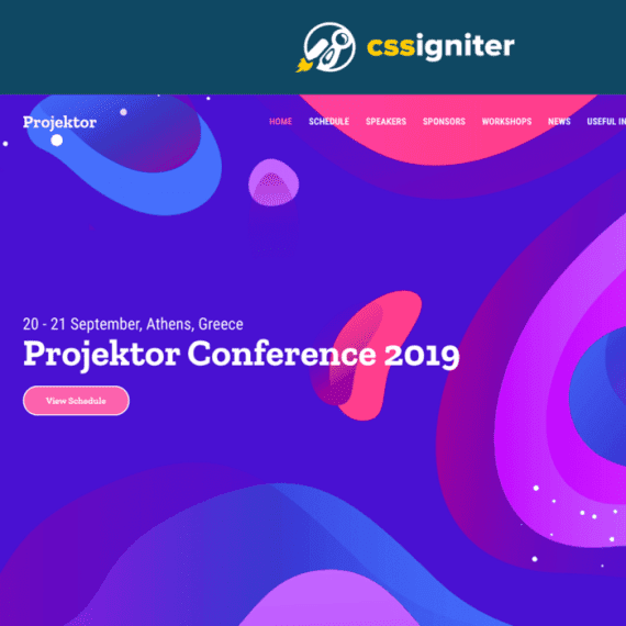 CSS Igniter Projektor Conference Theme 1.5.3 会议主题下载