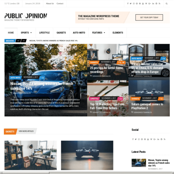 CSS Igniter Public Opinion Magazine Theme 1.5.2