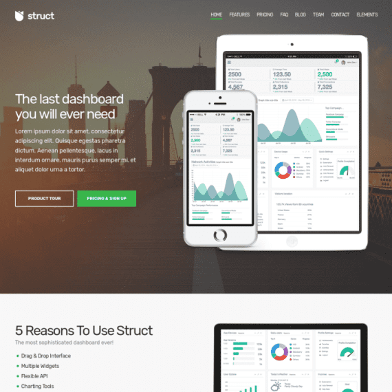 CSS Igniter Struct Business WordPress Theme 1.3.2 商业主题下载