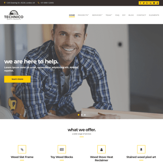 CSS Igniter Technico Business WordPress Theme 2.1.2