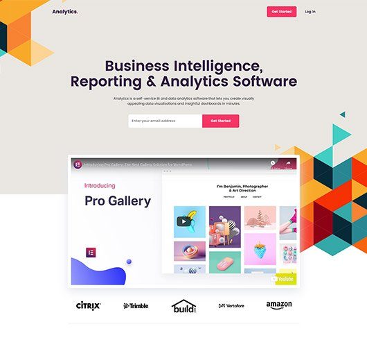 Elementorism Analytics Landing Page 0.4
