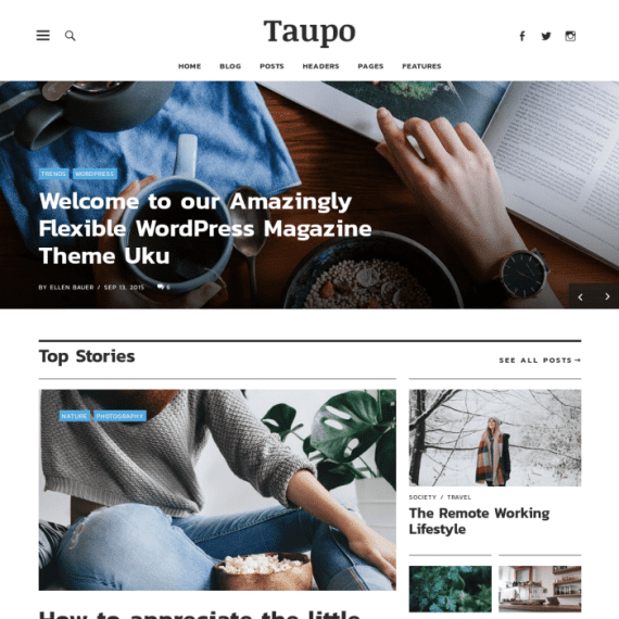 ElmaStudio Uku WordPress Theme 1.3.9 主题下载