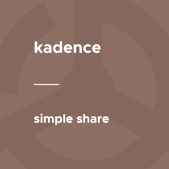 Kadence – Simple Share 1.2.13 插件下载