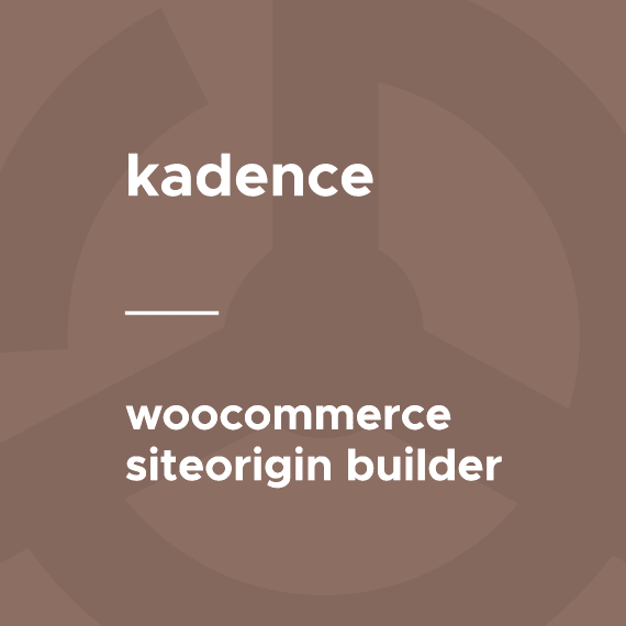 Kadence – WooCommerce SiteOrigin Builder 1.1.8 插件下载