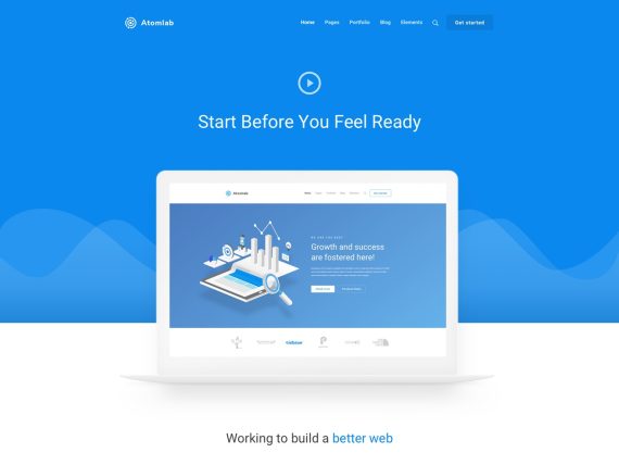 Atomlab v2.4.5 – 初创公司多用途WordPress 主题下载