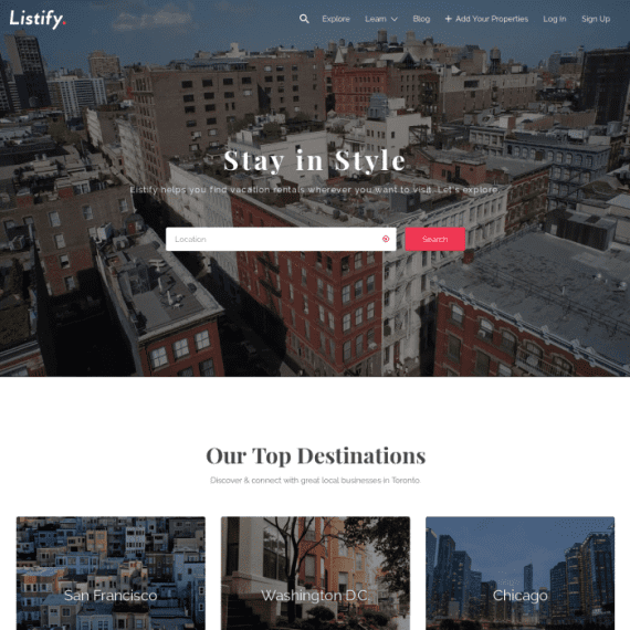 Listify 3.2.9 – 目录 WordPress 主题下载