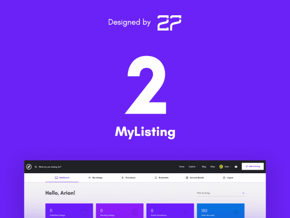 MyListing v3.1 – 目录和列表信息导航WordPress 主题下载