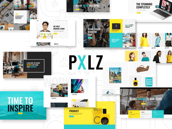 Pxlz 1.7.0 创意设计代理wordpress主题下载