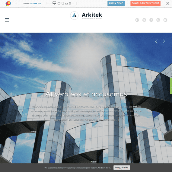 ThemeIsle Arkitek WordPress Theme 1.1.1