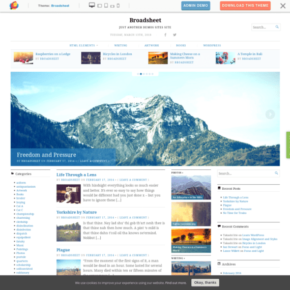 ThemeIsle Broadsheet WordPress Theme 1.8.2