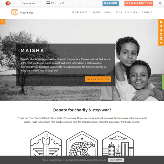ThemeIsle Maisha WordPress Theme 1.7.5