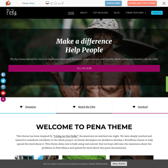 ThemeIsle Pena WordPress Theme 1.1.9