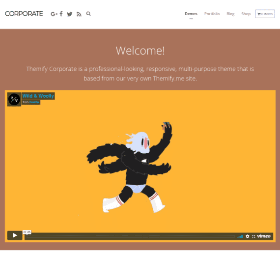 Themify Corporate WordPress Theme 7.6.4 主题下载