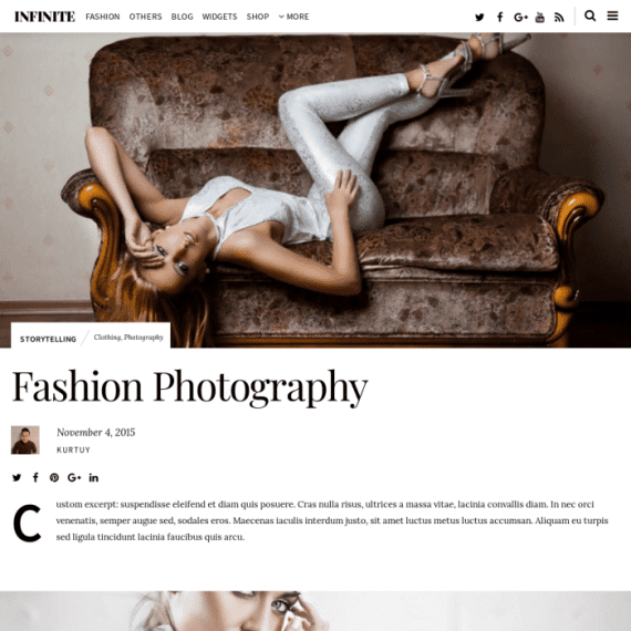 Themify Infinite WordPress Theme v7.1.3 主题下载
