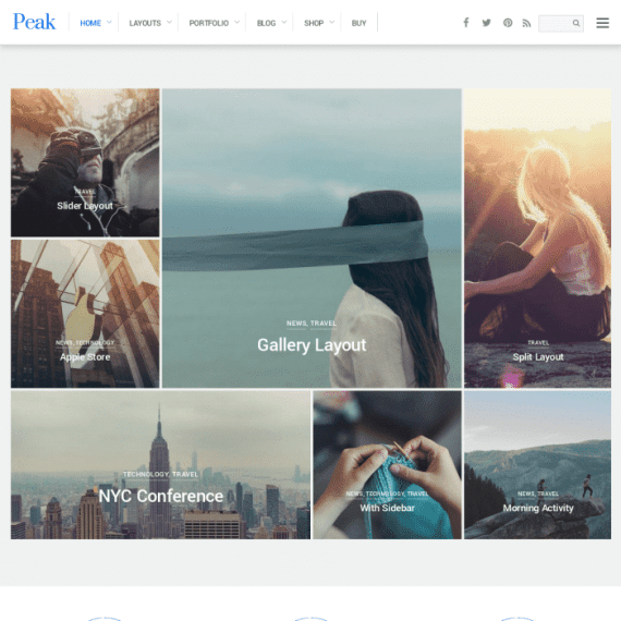 Themify Peak WordPress Theme v7.1.7 wordpress主题下载