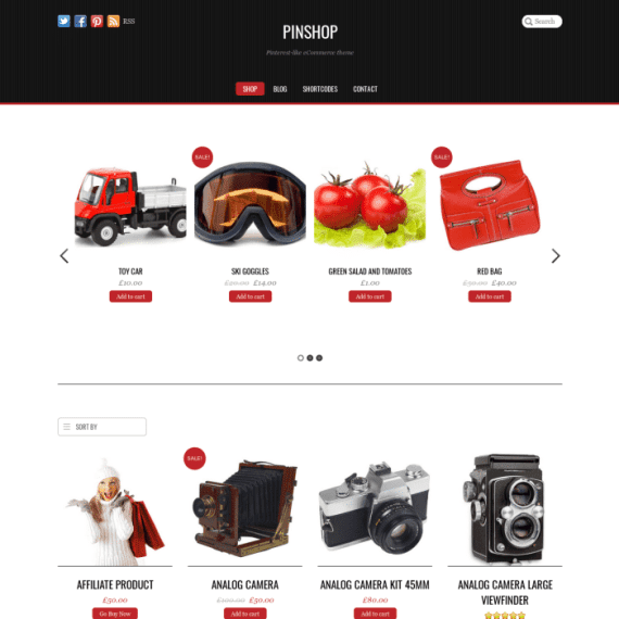 Themify Pinshop WooCommerce Theme 5.6.4 主题下载