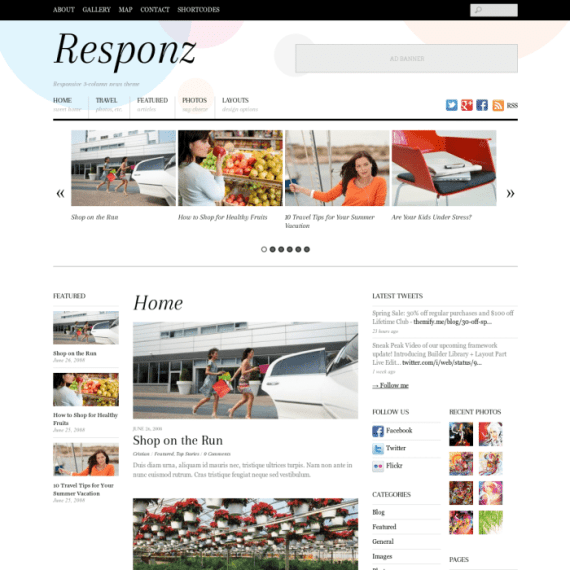 Themify Responz WordPress Theme 5.6.3 WordPress主题下载