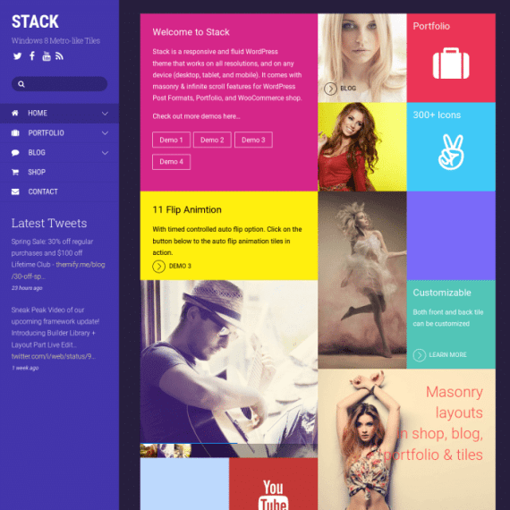 Themify Stack WordPress Theme  v7.1.7 WordPress主题下载
